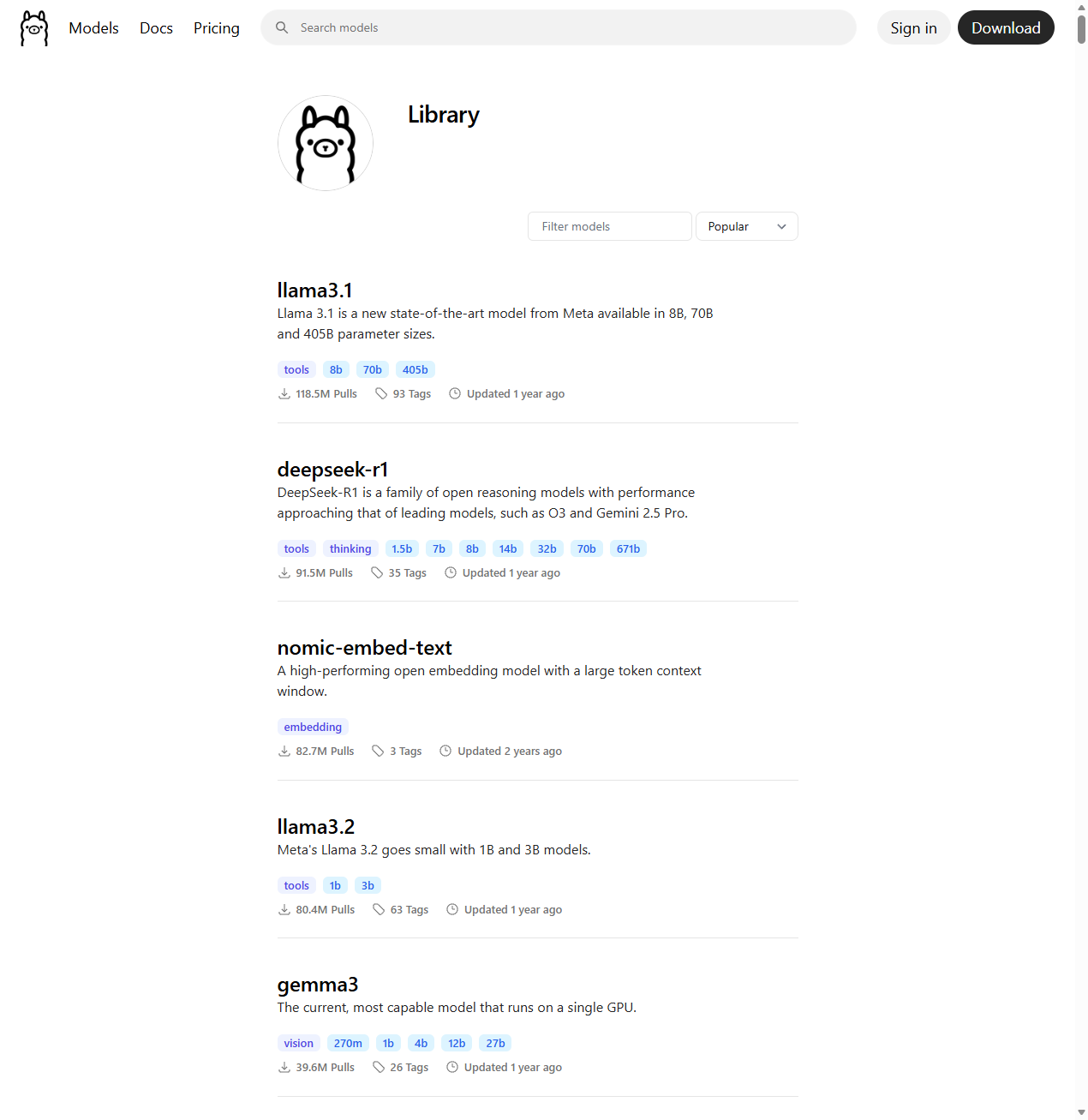 Новые модели Ollama за последний месяц: преимущества и отличия
