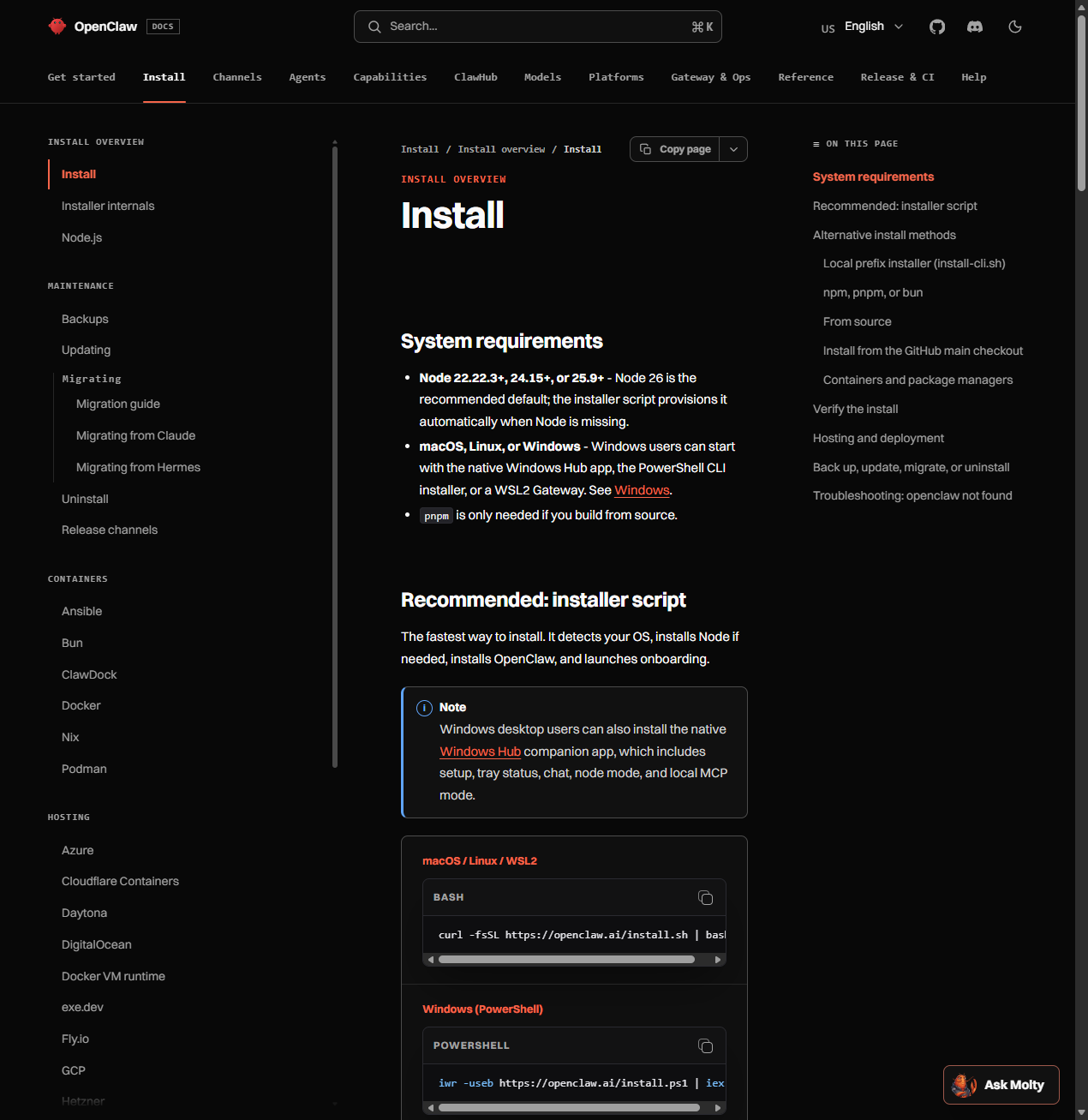 Как установить OpenClaw на Windows