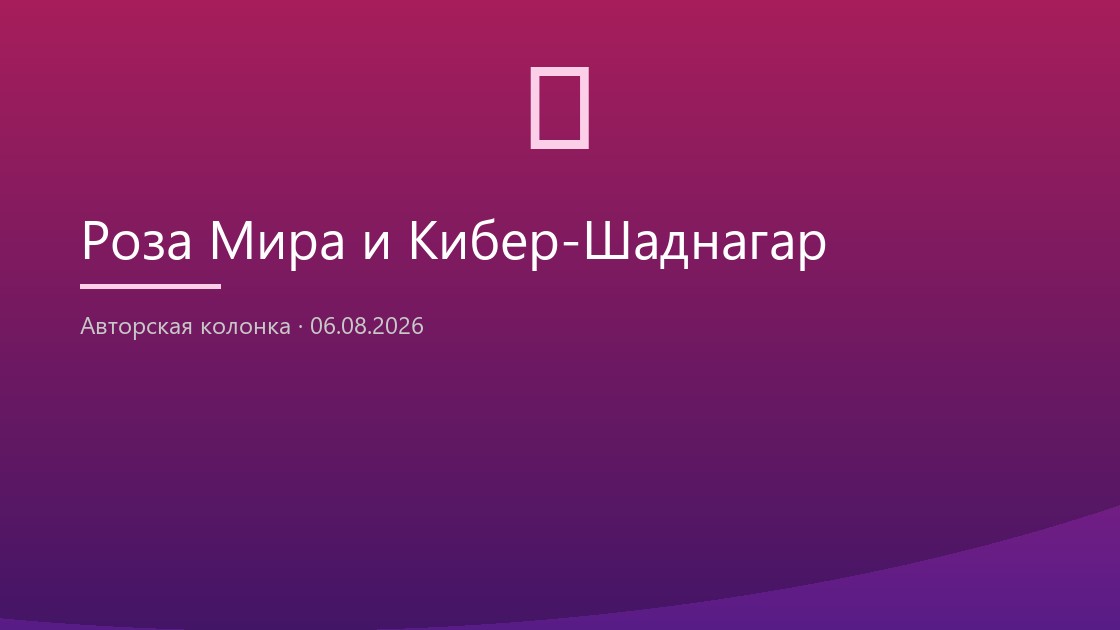 Роза Мира и Кибер-Шаднагар